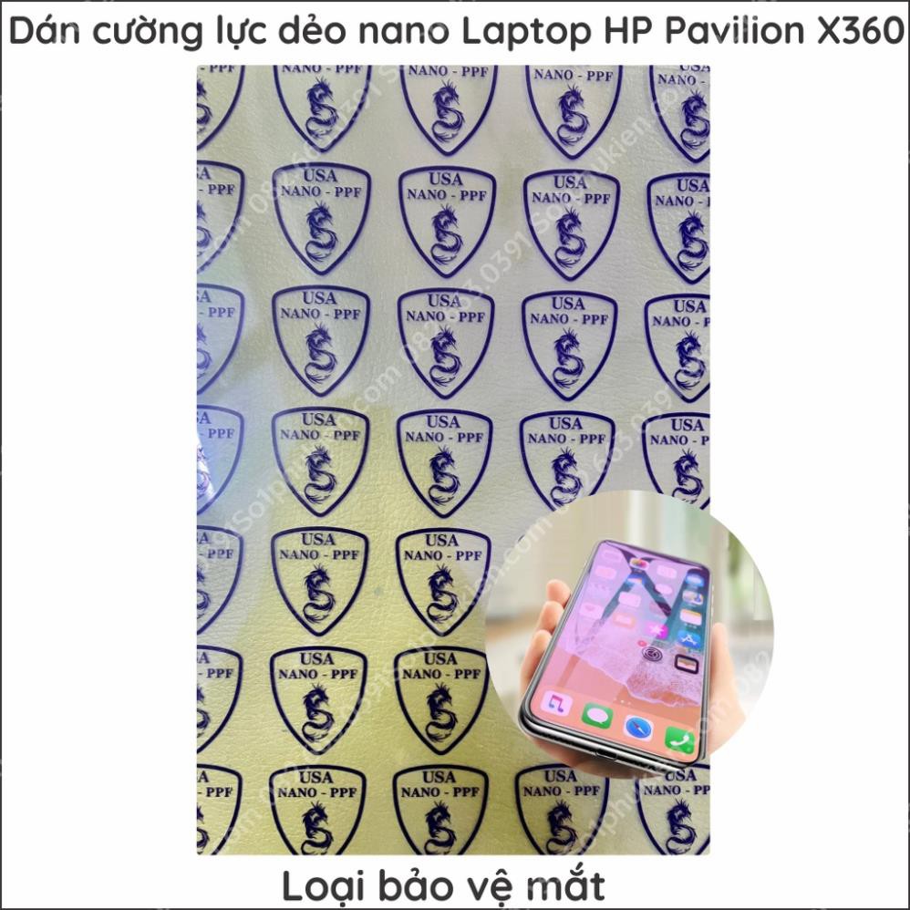 Dán cường lực màn hình Laptop HP Pavilion X360 14 inch / 15 inch dẻo nano, chống bể