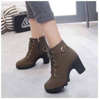 Giày Boot Cao Gót Thời Trang Dành Cho Nữ