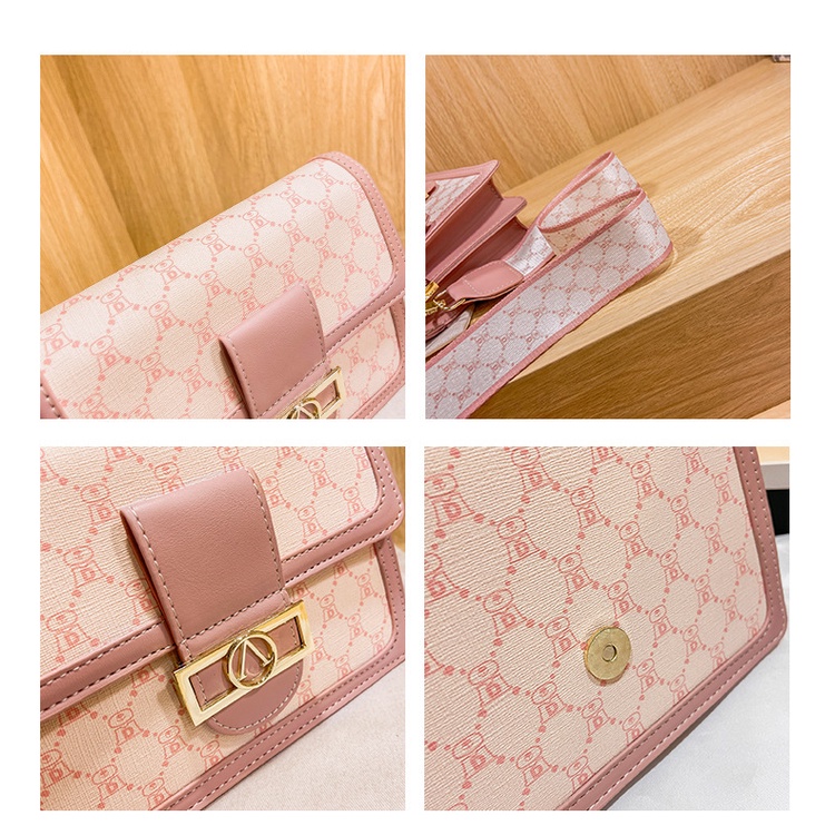 Túi xách nữ túi đeo chéo vai khóa chữ V thời trang size 20cm TX808