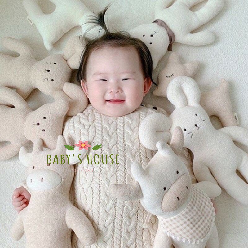 Thú bông organic cho bé ôm, đạo cụ chụp ảnh phong cách hàn quốc cho bé - Baby's House