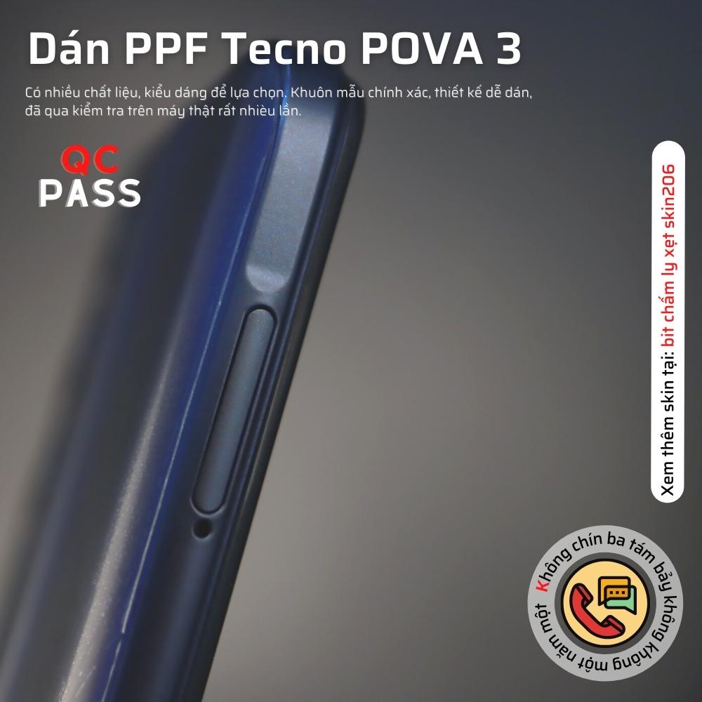 Miếng dán PPF Hydorgen Tecno Pova 3 chính hãng trong, nhám, đổi màu cao cấp