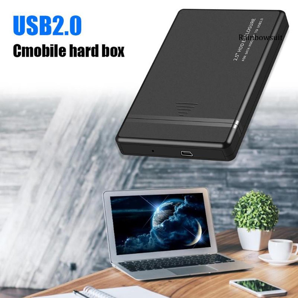 Hộp Đựng Ổ Cứng Usb 2.0 / 3.0 / 3.1 2.5inch Sata Hdd Tiện Dụng