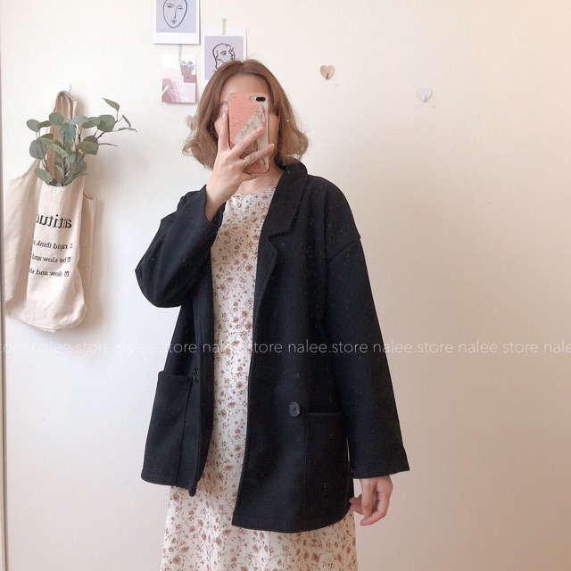 Khoác vest dạ mềm