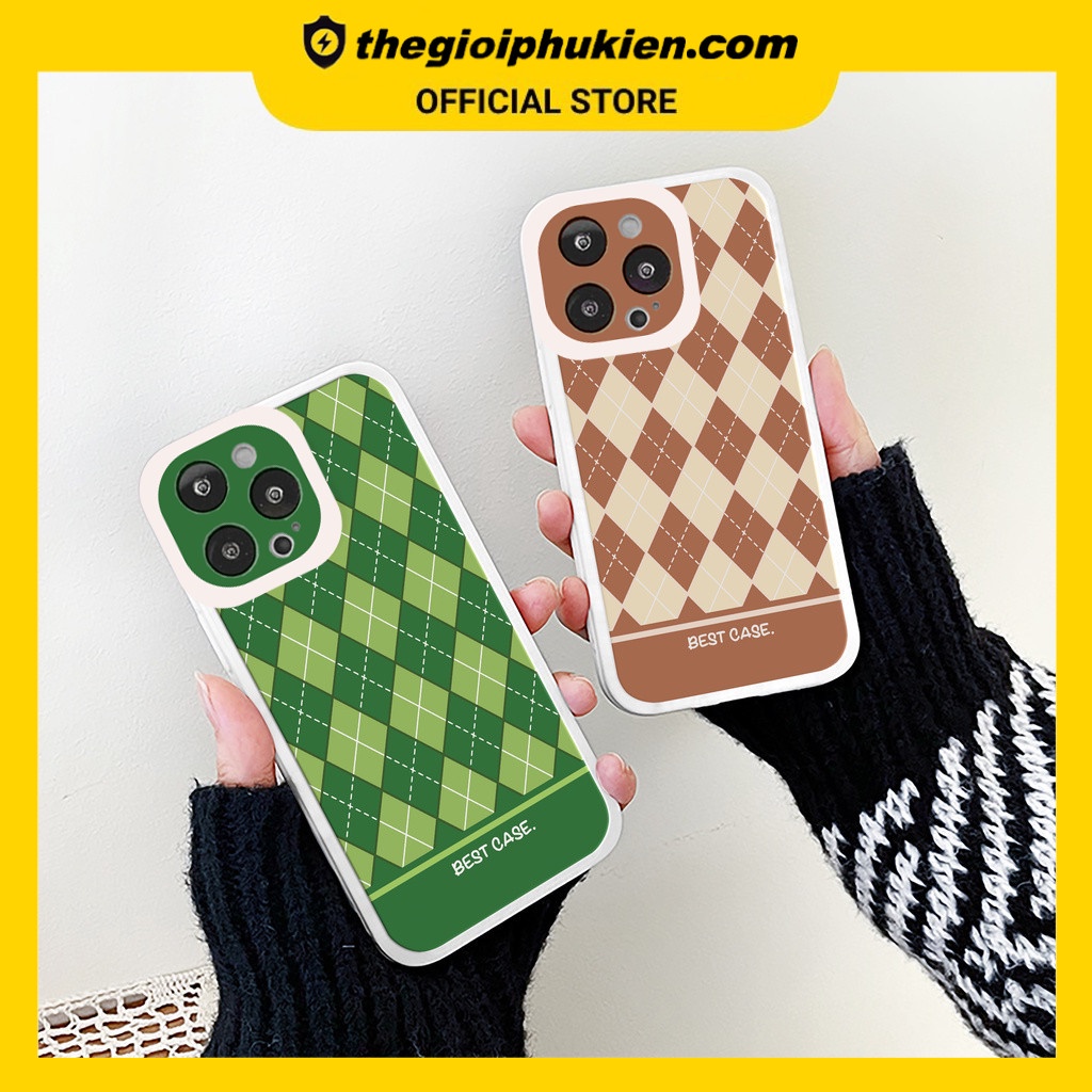 Ốp iphone - Ốp lưng iphone cạnh vuông viền camera Best case dành cho ip 6 đến 14promax - G34