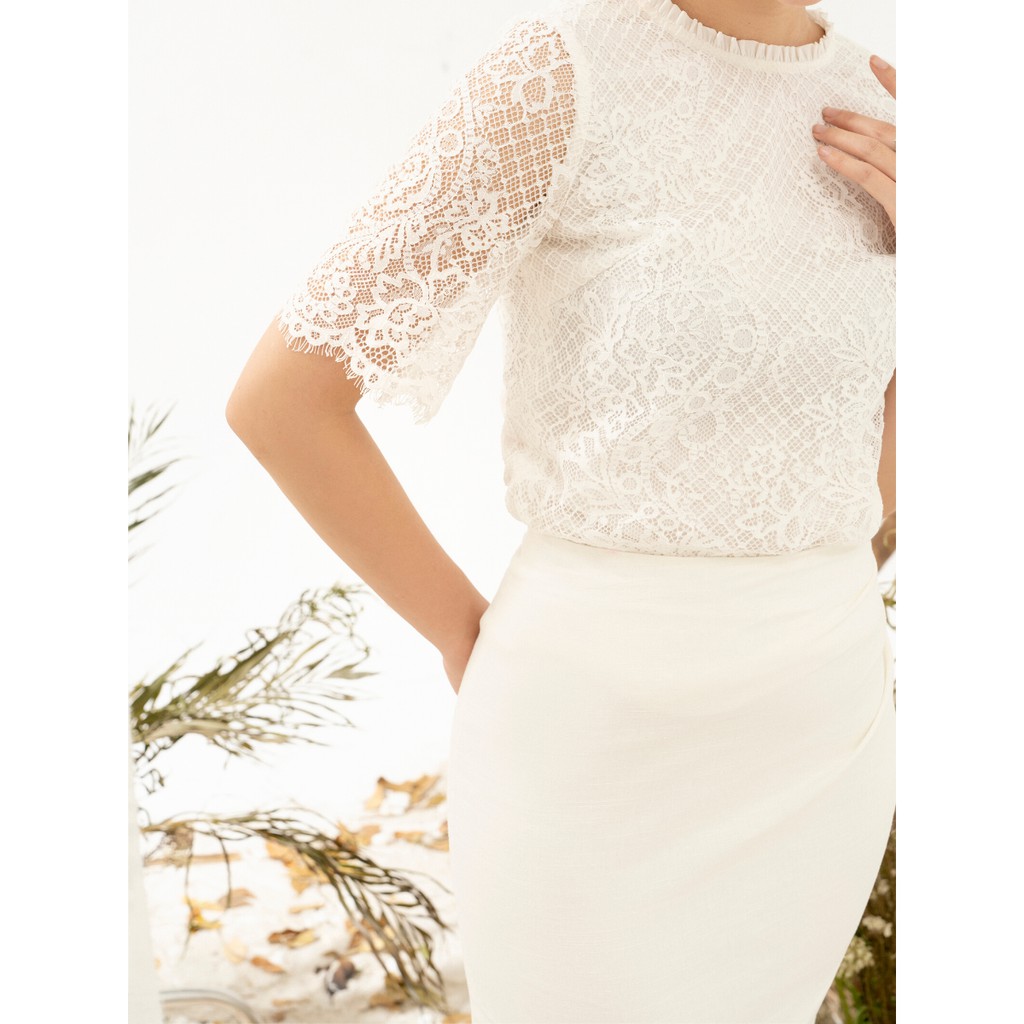 [Mã WABRM4  giảm 15% tối đa 50k đơn 150k] Chân Váy Vạt Chéo Chất Đũi Hai Lớp Nữ DIDO | BigBuy360 - bigbuy360.vn