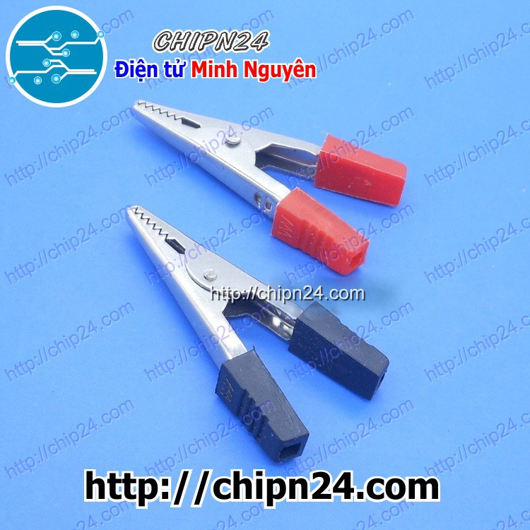 [2 CẶP] (F112) Kẹp cá sấu 8x50mm