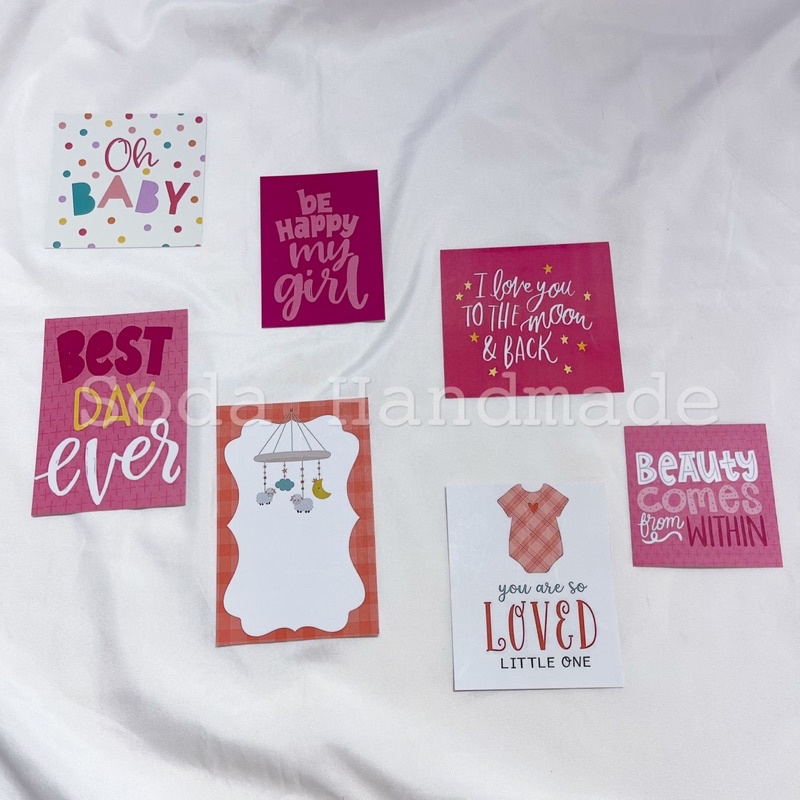 Tag trang trí chủ đề em bé