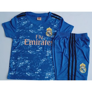 QUẦN ÁO BÓNG ĐÁ TRẺ EM REAL MADRID XANH GIÁ RẺ CHẤT LƯỢNG