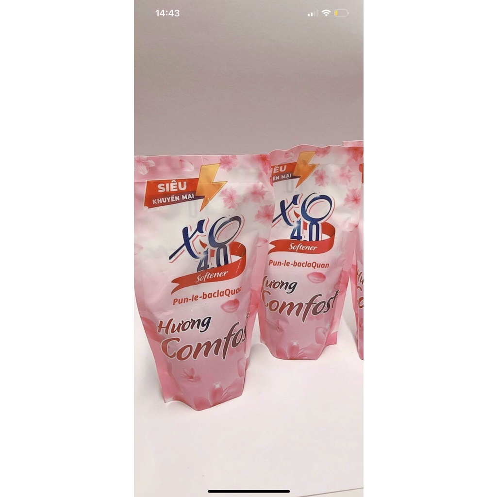 Nước Xả Vải Comfort Đậm Đặc Kháng Khuẩn Dịu Nhẹ - Cam Kết Chất Lượng