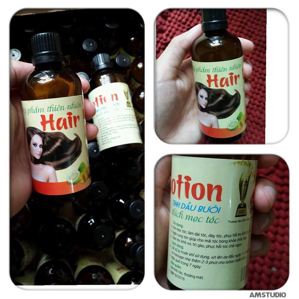 Tinh dầu bưởi dạng xịt chống rụng tóc và kích thích mọc tóc 100ml