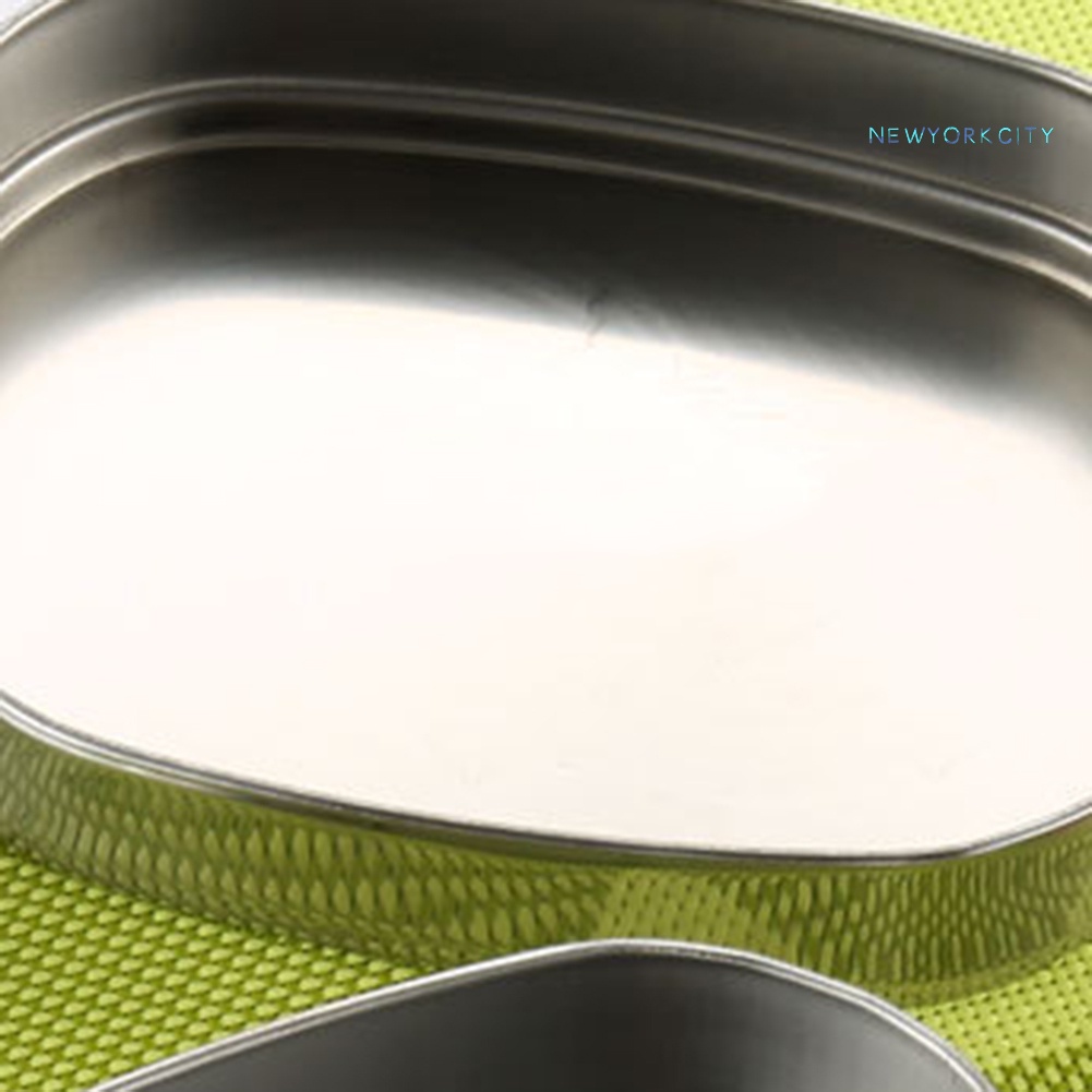 Hộp Đựng Thức Ăn Giữ Nhiệt 2 Tầng Bằng Thép Không Gỉ Ốp