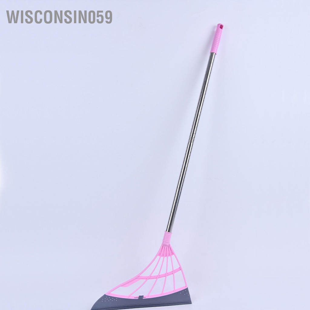 Wisconsin059 Chổi quét nhà Thiết kế có thể tháo rời Dễ dàng cạo chổi silicone nhỏ gọn lau sàn
