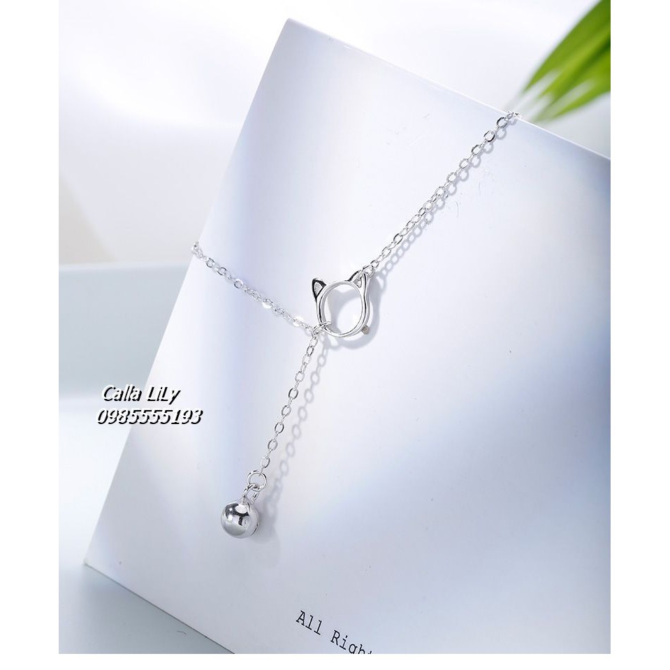 [FreeShip]Lắc Tay Bạc 925 Chuông Mèo Cực xinh Gía Rẻ