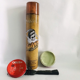 Combo GôM XỊT TÓC  SUAVECITO + Sáp Vuốt Tóc Osis Thrill 3 Dẹp Xám