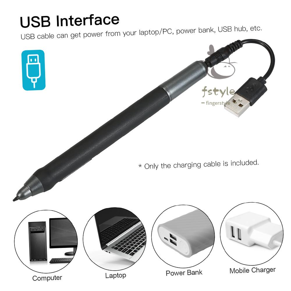 Dây Cáp Sạc Bút Cảm Ứng 12cm Tương Thích Với BOSTO/UGEE/Huion/Wacom Graphic