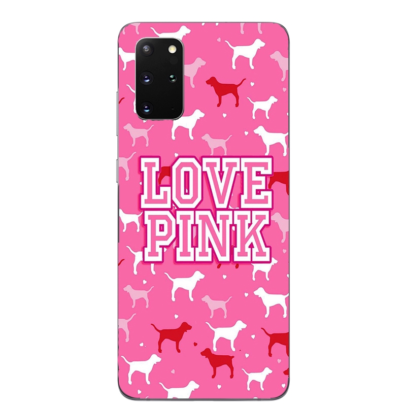 Ốp điện thoại silicone in logo Pink dành cho Huawei Y5P Y6P Y7P Y8P P40 Pro Plus Nova 7i 7 SE