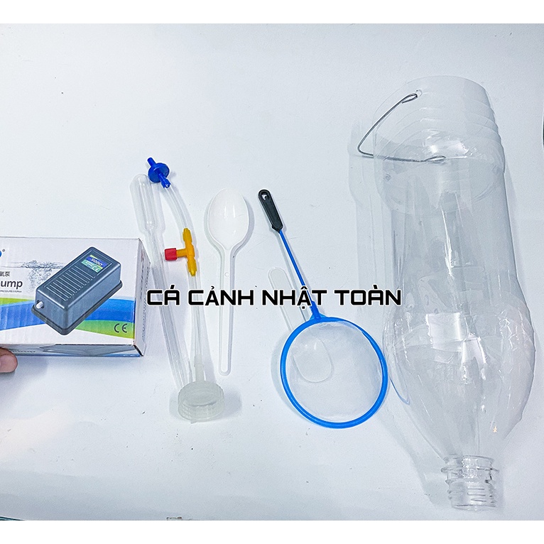 COMBO BỘ ẤP ARTERMIA CÓ BÌNH VÀ MÁY OXY THỨC ĂN CHO CÁ CẢNH
