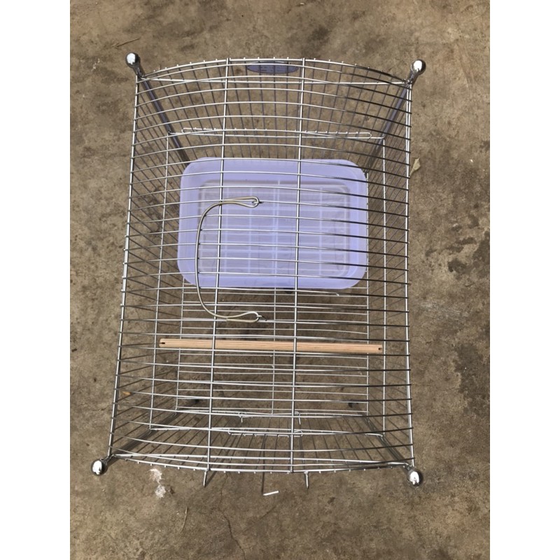 Lồng inox tắm chim