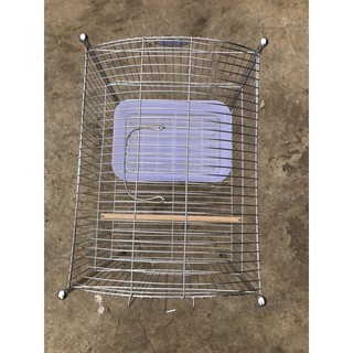 lồng inox tắm chim