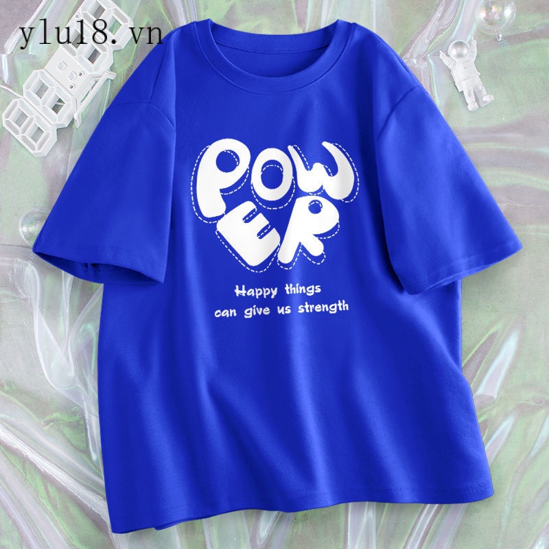 Mới Áo Thun Cotton Tay Lỡ Dáng Rộng Thời Trang Mùa Hè Dành Cho Nữ 2022