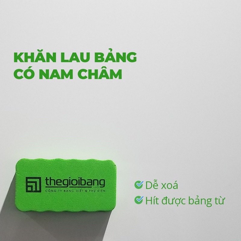 Khăn lau bảng nam châm Thế Giới Bảng