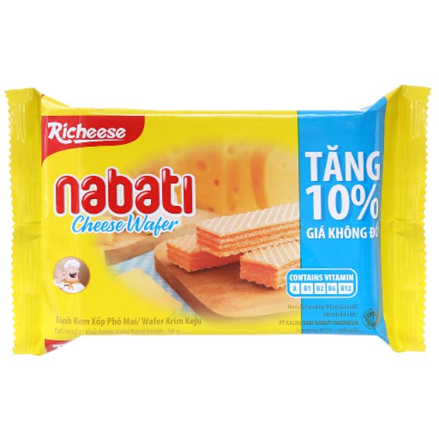Bánh xốp Nabati 58g.