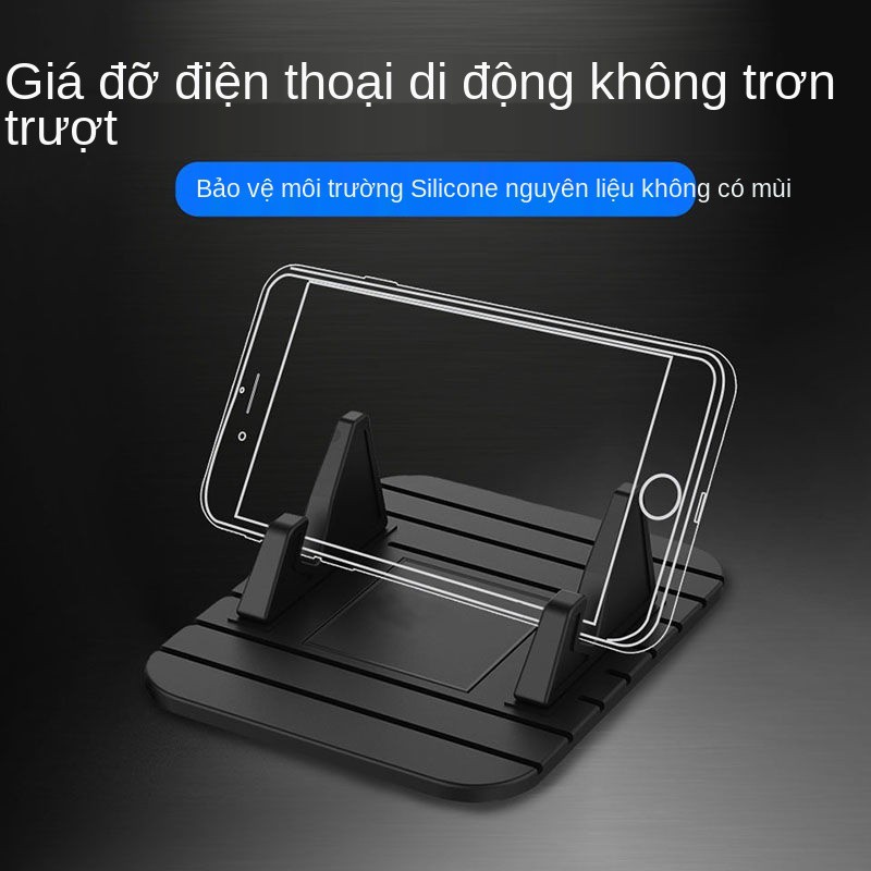 giá đỡ điện thoại trên ô tô bảng điều khiển hoạt hình đa chức năng) Chống trượt Pad sáng tạo biển báo bãi đậu xe t