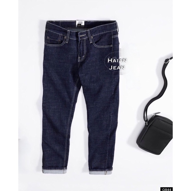 Quần jean nam cao cấp  Quần bò nam đẹp vnxk Jeans co dãn thời trang Ống đứng cao cấp HAIAN JEAN