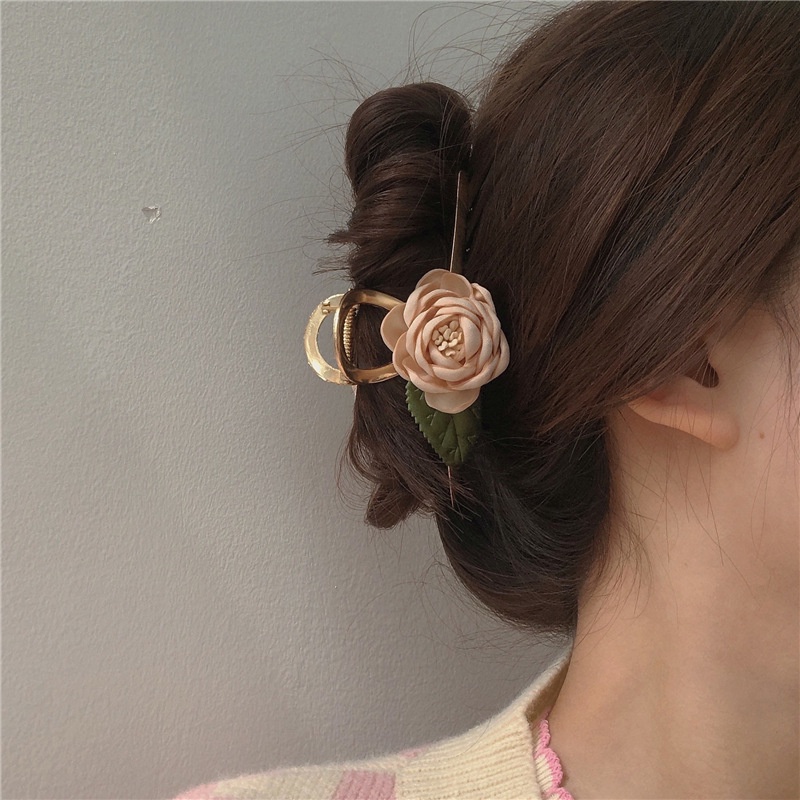 Kẹp Tóc Hình Cá Mập Cỡ Lớn 2022 Thời Trang Pháp Sang Trọng Dành Cho Nữ