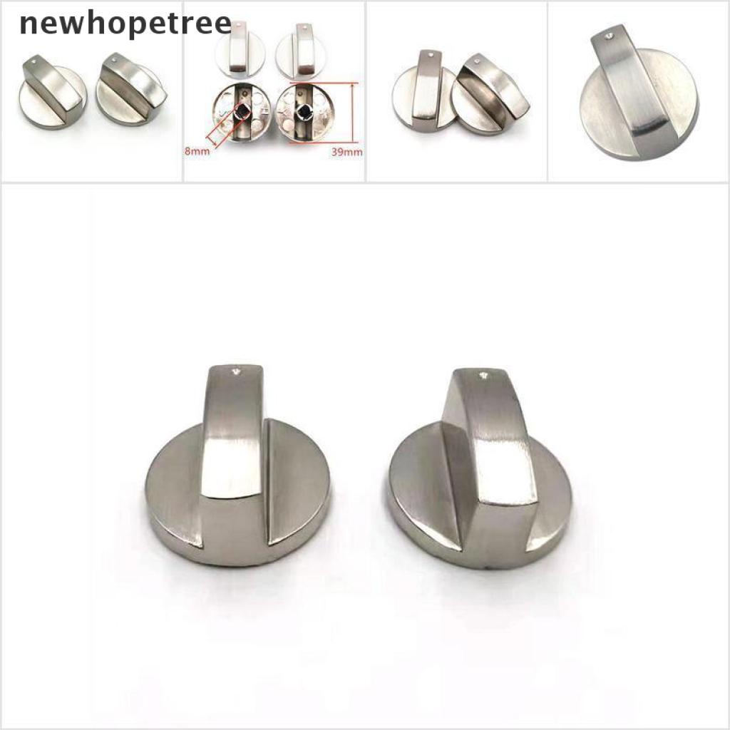 Nút Điều Khiển Bếp Ga Bằng Kim Loại 6mm Màu Bạc Thông Dụng