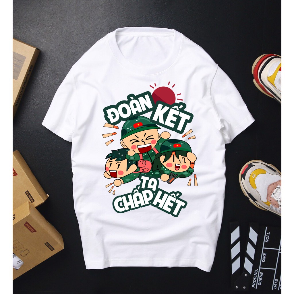 Áo thun, áo nhóm đi biển, đi chơi tay cộc các màu_AT 32 chất liệu cotton 65/35, không bai ôm dáng