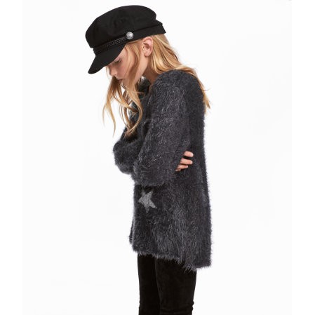 Áo len lông bé gái