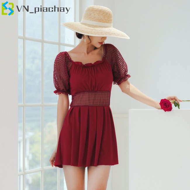 Đồ Bơi Một Mảnh Tay Ngắn Màu Trơn Gợi Cảm Cho Nữ | BigBuy360 - bigbuy360.vn
