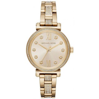 Đồng hồ nữ michael kors sofie pavé gold-tone mk3881