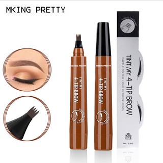 CHÌ KẺ MÀY PHẨY SỢI 4D THẦN THÁNH MKING PRETTY chống nước siêu lâu trôi ZH-C4D01