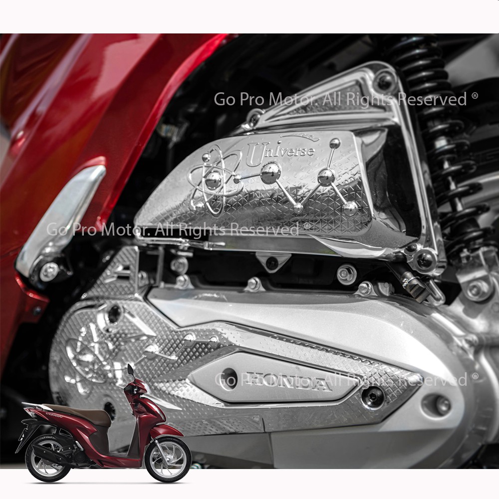 [CHÍNH HÃNG] Bộ Ốp Lốc Máy &amp; Bầu Lọc Gió VISION 2021 Nhựa Xi