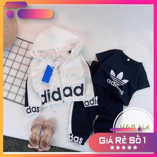 Bộ adidas chất siêu đep phong cách năng động set 3 chi tiết