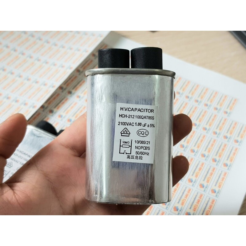 Tụ lò vi sóng, tụ cao áp lò vi sóng 1uF 2100V hàng chất lượng cao
