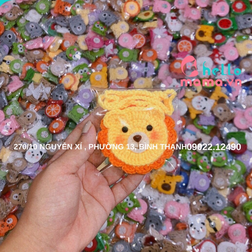 Túi đựng tỏi, hình túi xinh xắn đáng yêu cho bé (hàng  len chỉ cotton-  không bị xù)