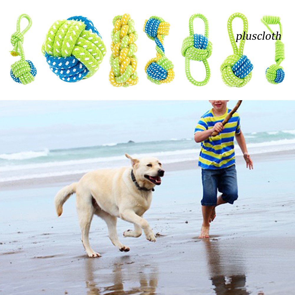 Đồ Chơi Ngậm Cắn Dạng Dây Cotton Cho Thú Cưng