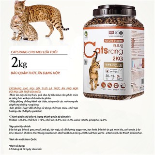 Thức Ăn Hạt Catsrang Cho Mèo Mọi Lứa Tuổi - 2Kg