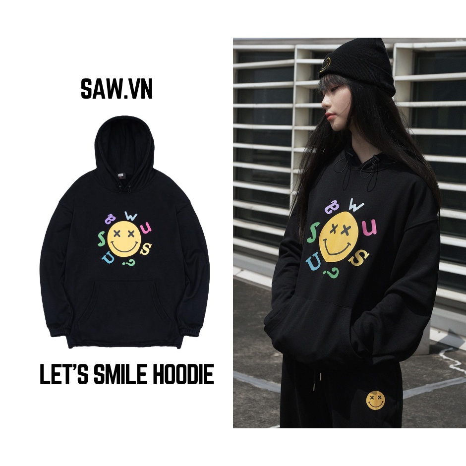 SAW - Áo Let's Smile Hoodie HD1112020500