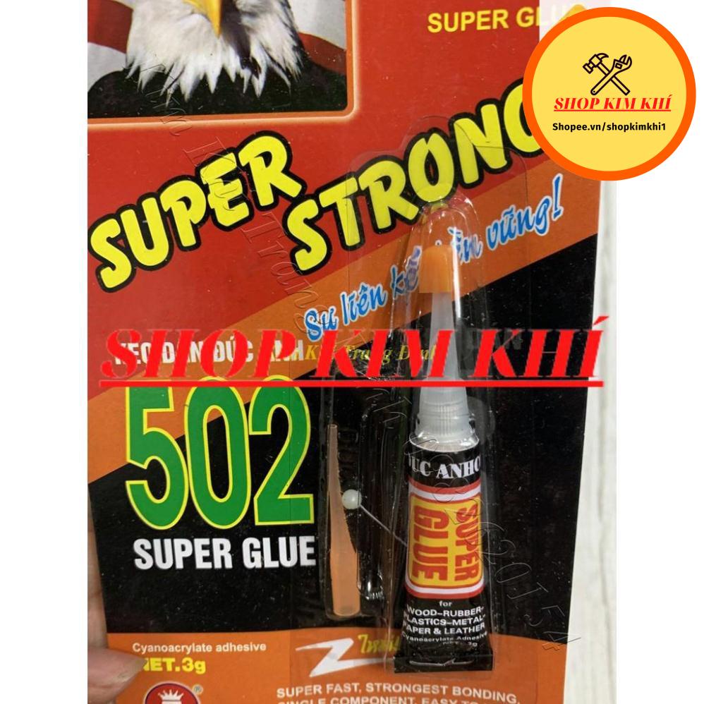 [Kim khí] Keo dán đa năng Super Glue dán mọi vật liệu ( sành, sứ, da, vải, giấy...)