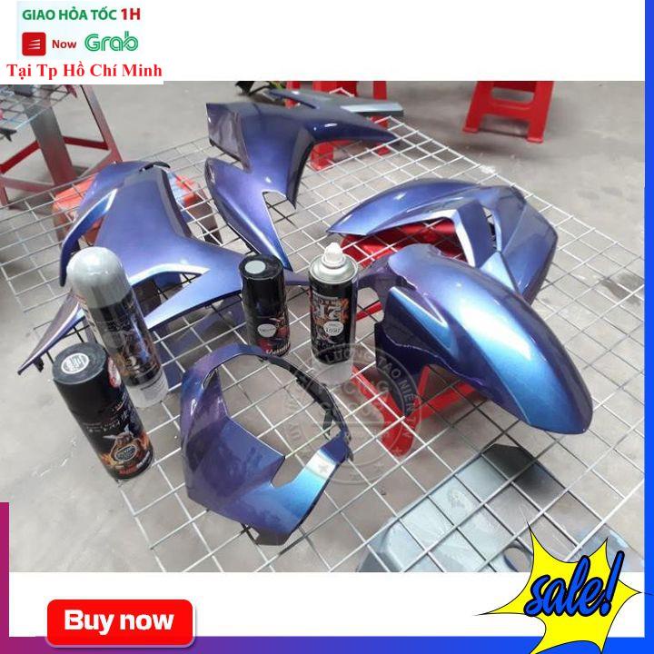 Sơn Xịt Samurai Paint K6 - T901 Màu 3D Xanh Ánh Tím Đổi Màu Theo Góc Nhìn