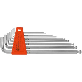 Bộ lục giác 9 cây mạ chrome PB SWISS TOOLS PB 212.LH-10- Hàng chính hãng Thụy Sỹ