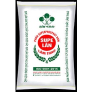 Phân Lân đơn gói 1kg, tốt rễ hạ phèn, tách từ bao 50kg, lân Lâm Thao