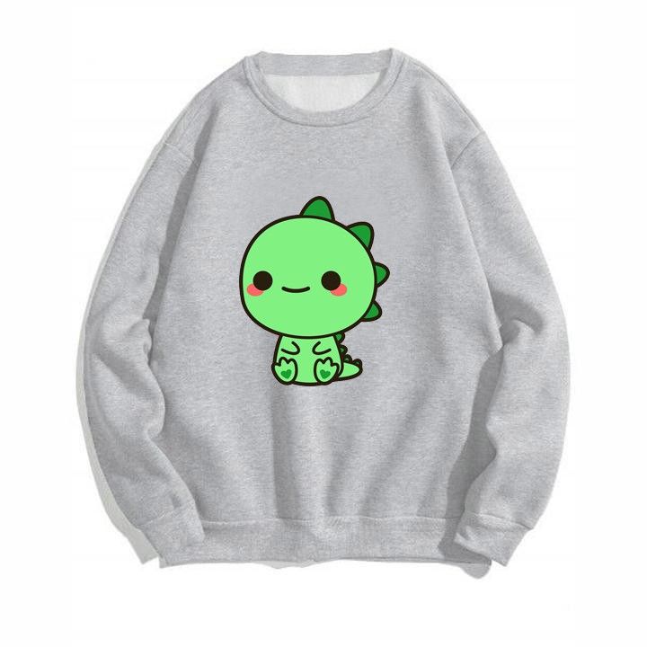 ÁO SWEATER IN KHỦNG LONG XANH (NHIỀU MÀU)