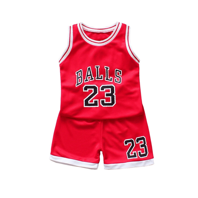 Bộ Đồ Bóng Rổ Thời Trang Mùa Hè 2020 Dành Cho Bé 1-10 Tuổi