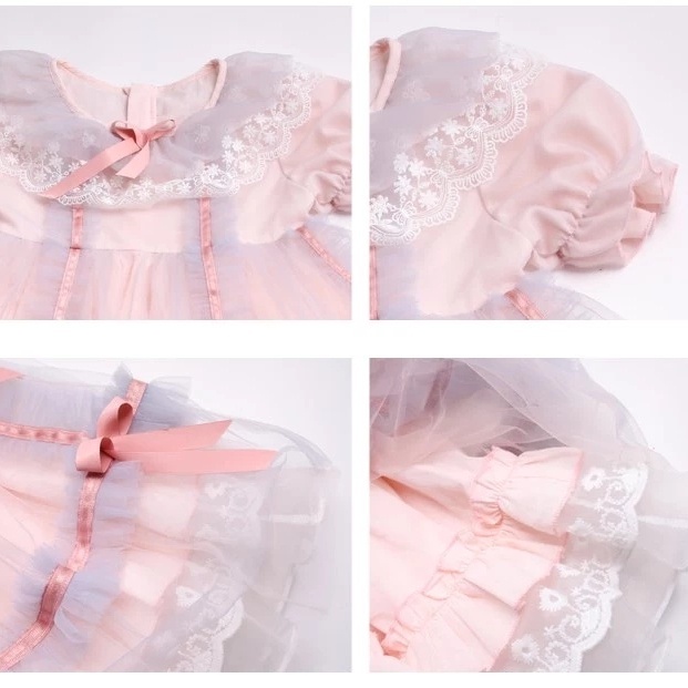 Đầm Công Chúa Phong Cách Lolita Thời Trang Mùa Hè Mới Cho Bé Gái