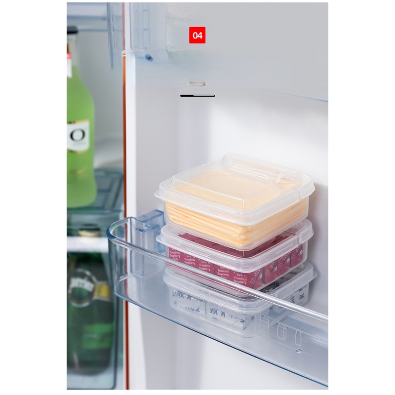 Hộp Bảo Quản Thực Phẩm Có Nắp Lật Phong Cách Nhật Bản